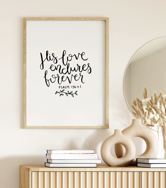 His Love Endures // Digital Download