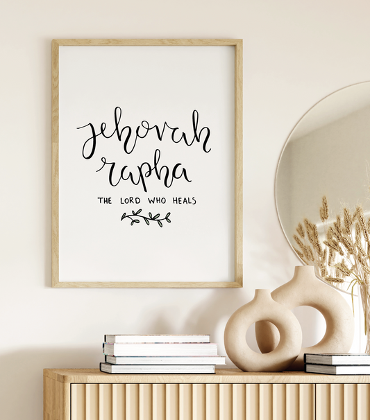 Jehovah Rapha // Digital Download Print