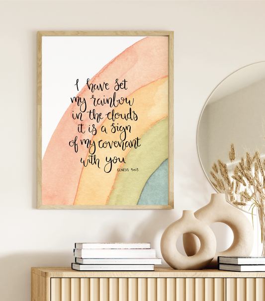 Genesis 9 vs 13 // Digital Download Print