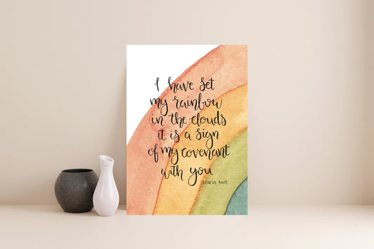 Genesis 9 vs 13 // Digital Download Print
