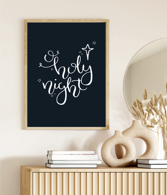 O Holy Night // Digital Download Print