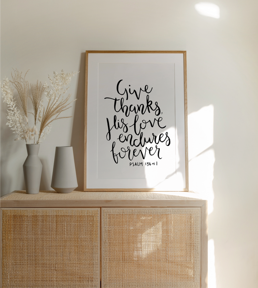 Give Thanks // Digital Download Print