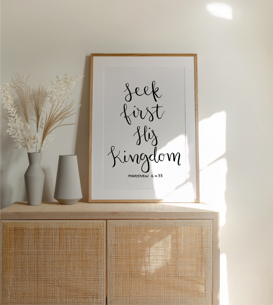 Seek First // Digital Download Print