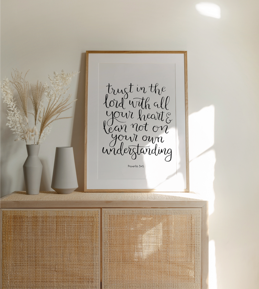 Trust In The Lord // Digital Download Print