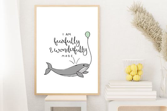 Fearfully and Wonderfully Made // Digital Download Print